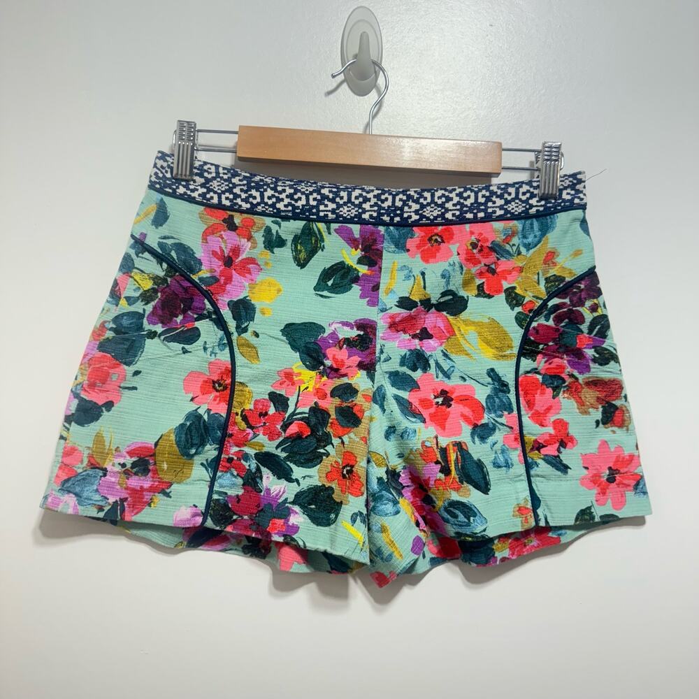 Anthropologie Cartonnier Skyflower Shorts Size 2 - Picture 5 of 11